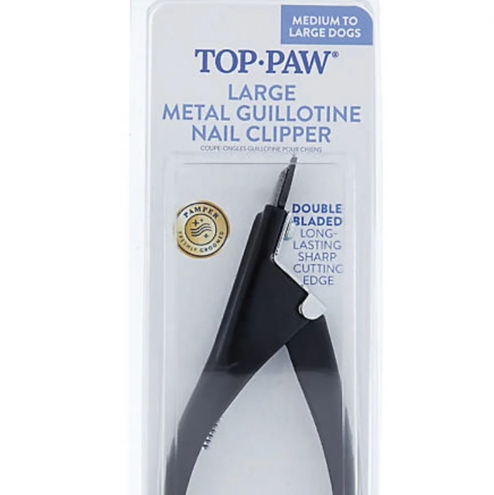 Top paw 🐕metal guillotine nail clipper for medium to large dog